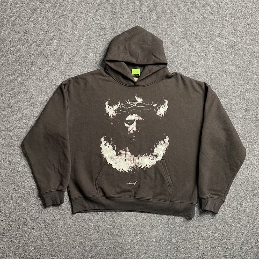 CHOOOSELF Religious Imagery Dark Style Hoodie